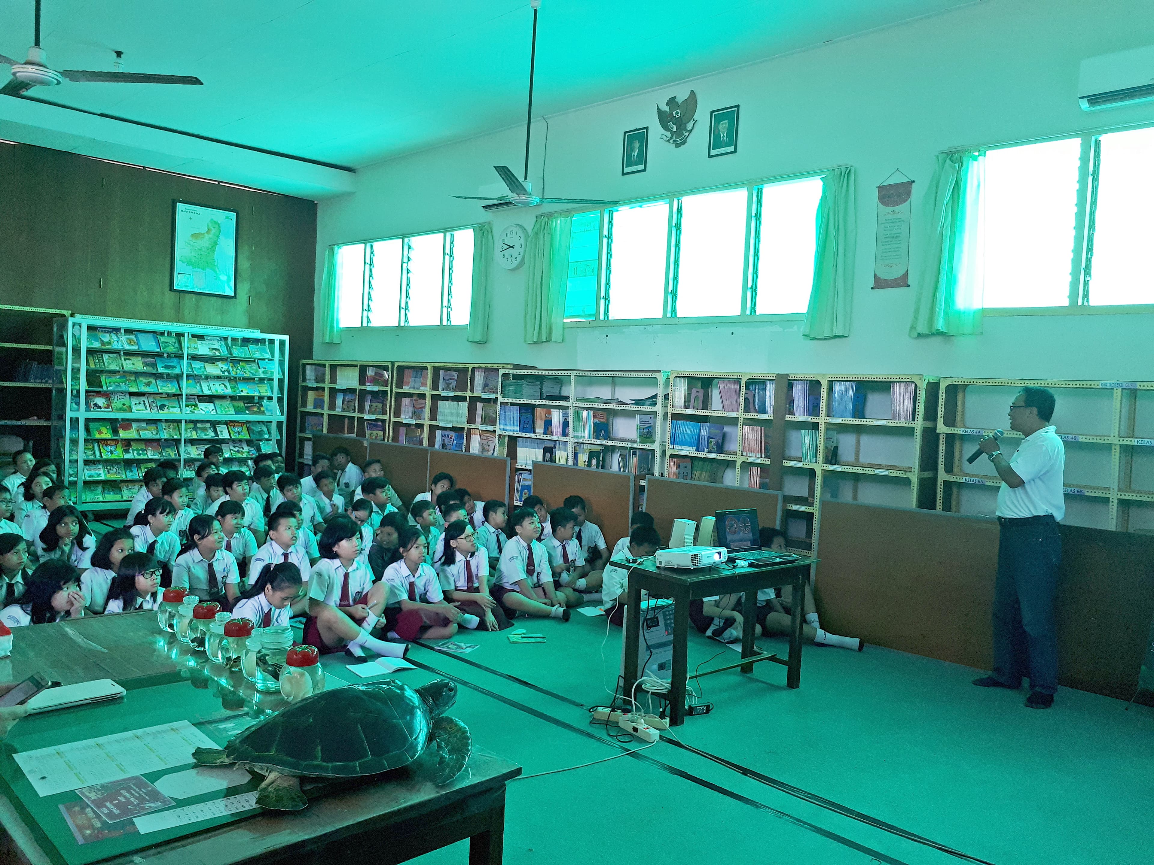 BBKSDA Jatim Bersama Banyuwangi Sea Turtle Foundation Sosialisasi Penyelamatan Penyu - Thumbnail 1