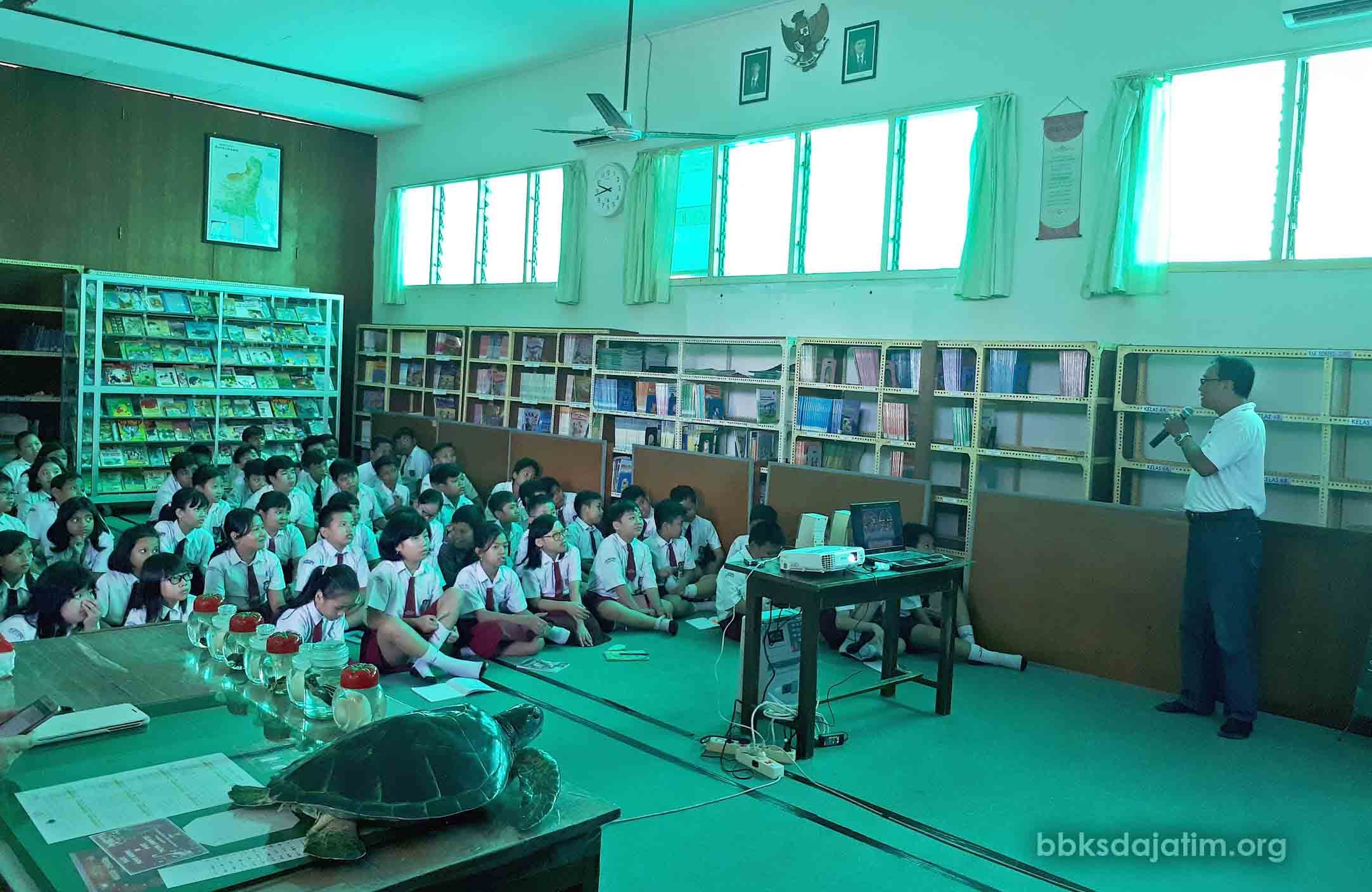 BBKSDA Jatim Bersama Banyuwangi Sea Turtle Foundation Sosialisasi Penyelamatan Penyu