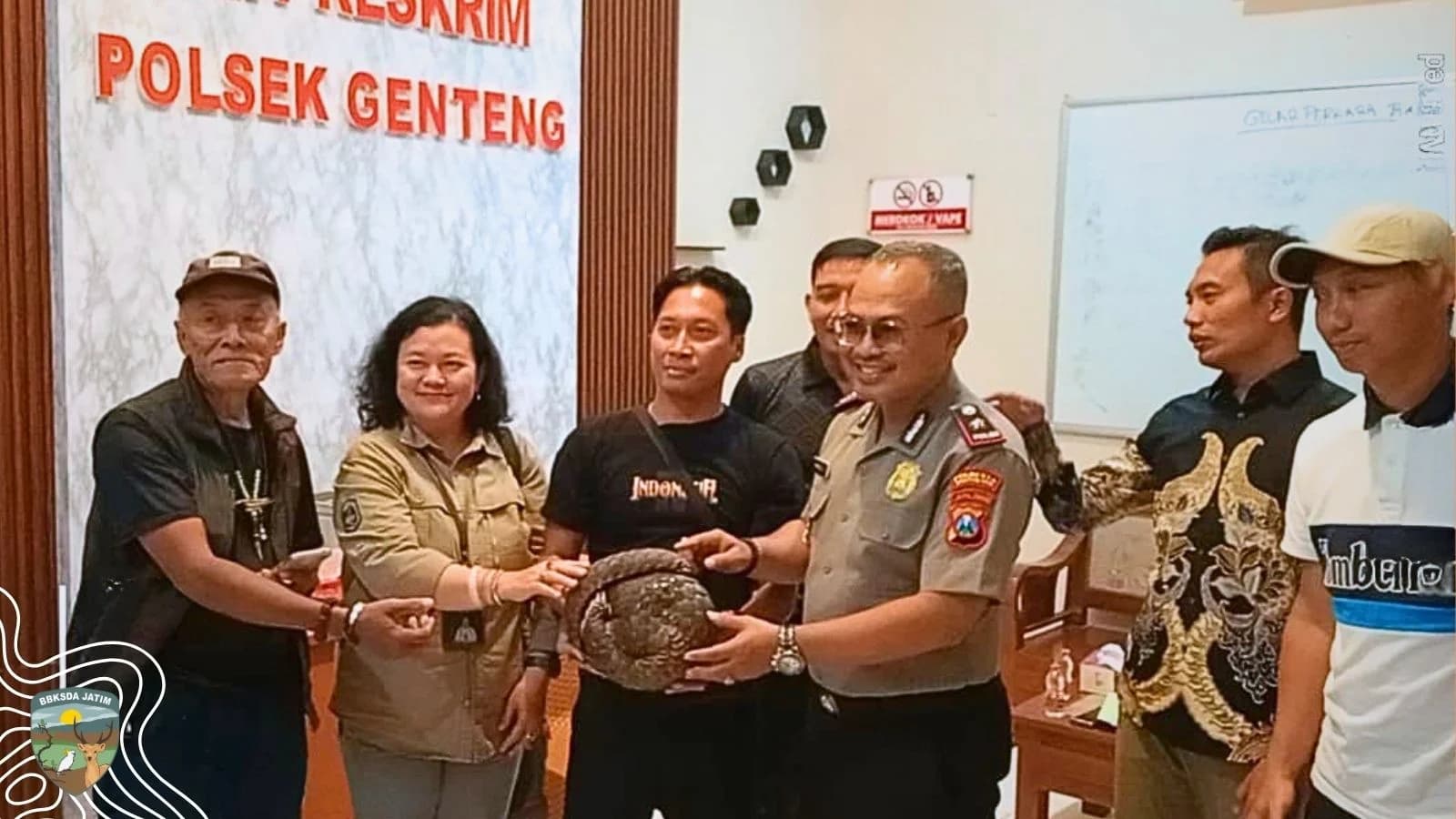 Kembali Penyelamatan Trenggiling, Kali Ini di Banyuwangi
